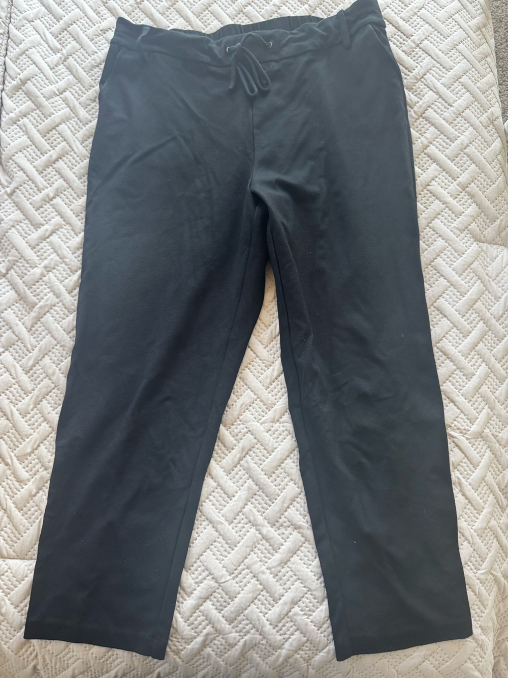 Jules & Leopold Black Drawstring Stretchy Dress Pants